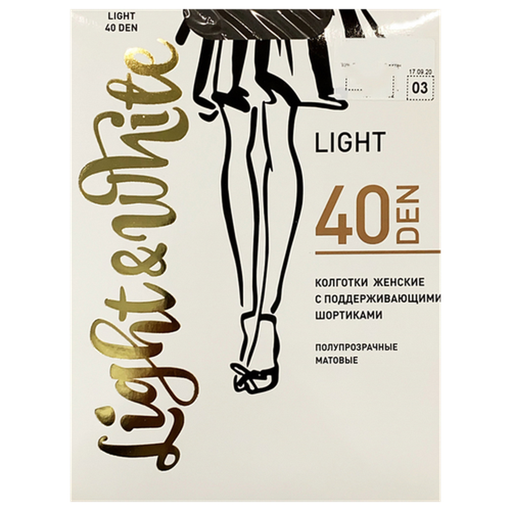 Колготки женские Light&White "Light 40", playa5