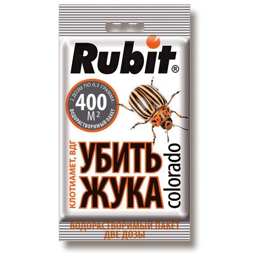 Рубит "Убить жука", клотиамет, от колорадского жука, 2 х 500 мг