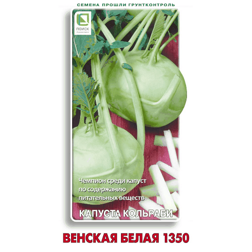 Капуста кольраби Венская белая 1350 500 мг Поиск