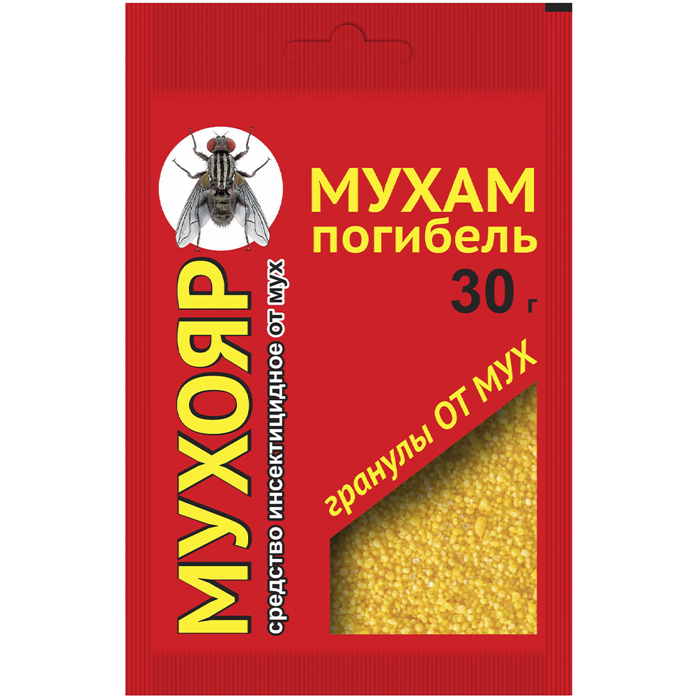 Средство "Мухояр", от мух, гранулы, 30 г