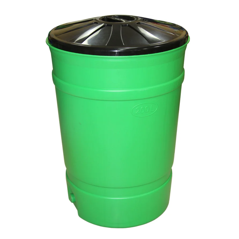 Бочка - бак, с крышкой, 200 л, м1625