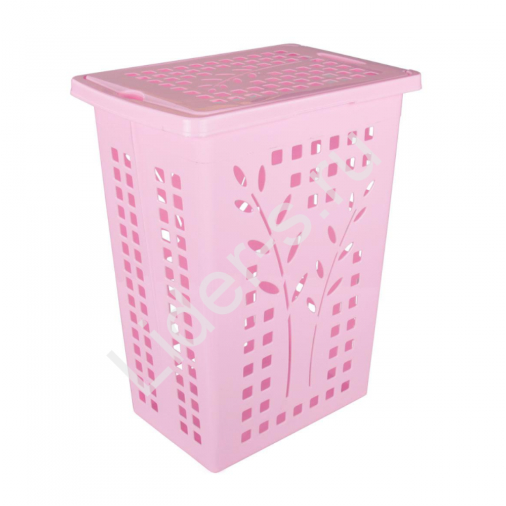 Корзина для белья, 30 л, розовая, м1968