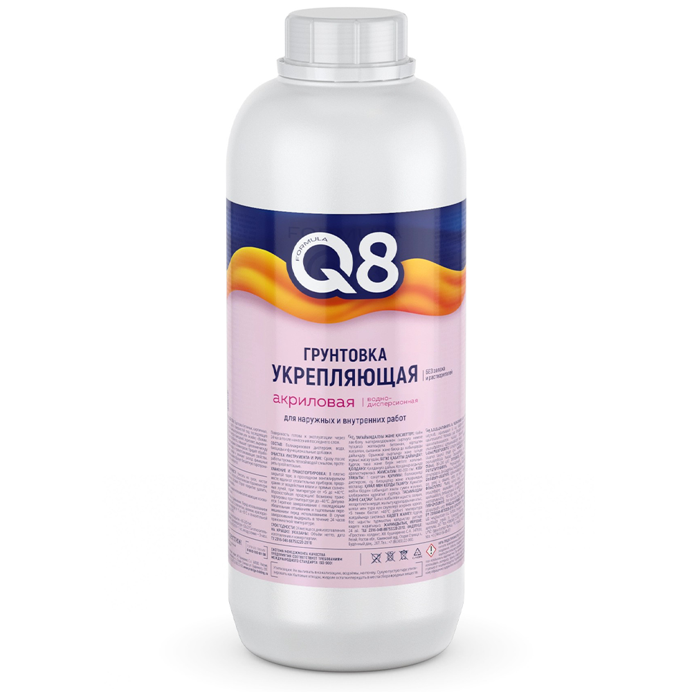 Грунтовка "Formula Q8", ВД проникающая, 1 л