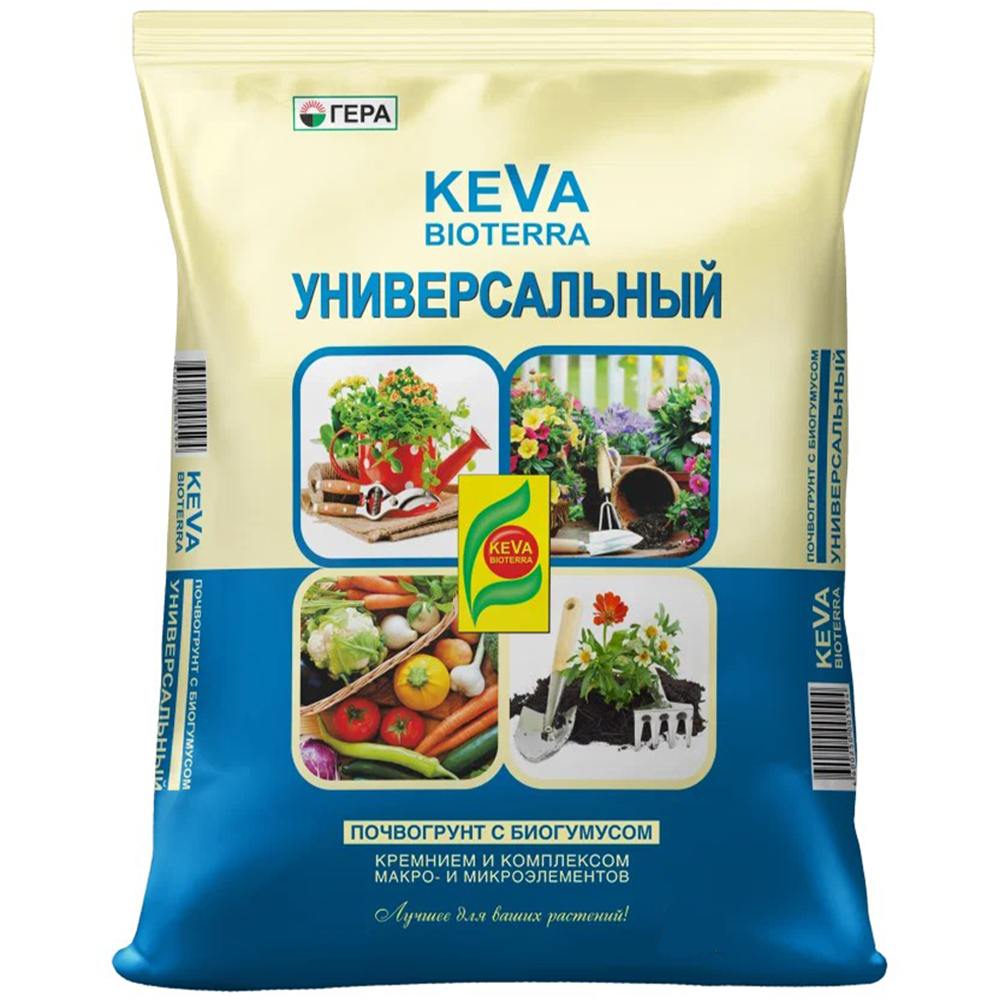 Грунт "Keva bioterra", универсальный, 60 л