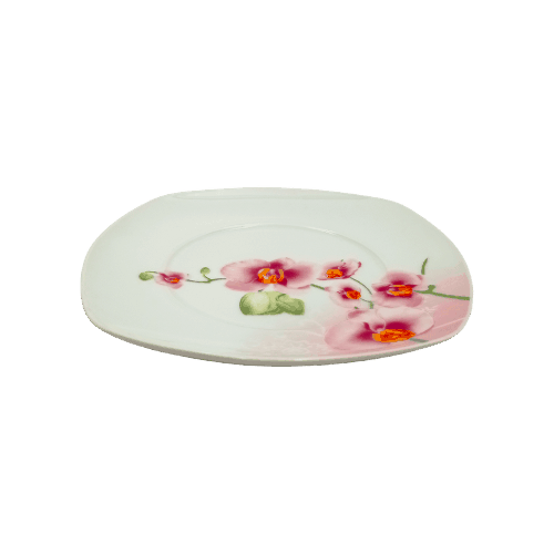 Тарелка десертная "Орхидея", квадратная, 200 мм