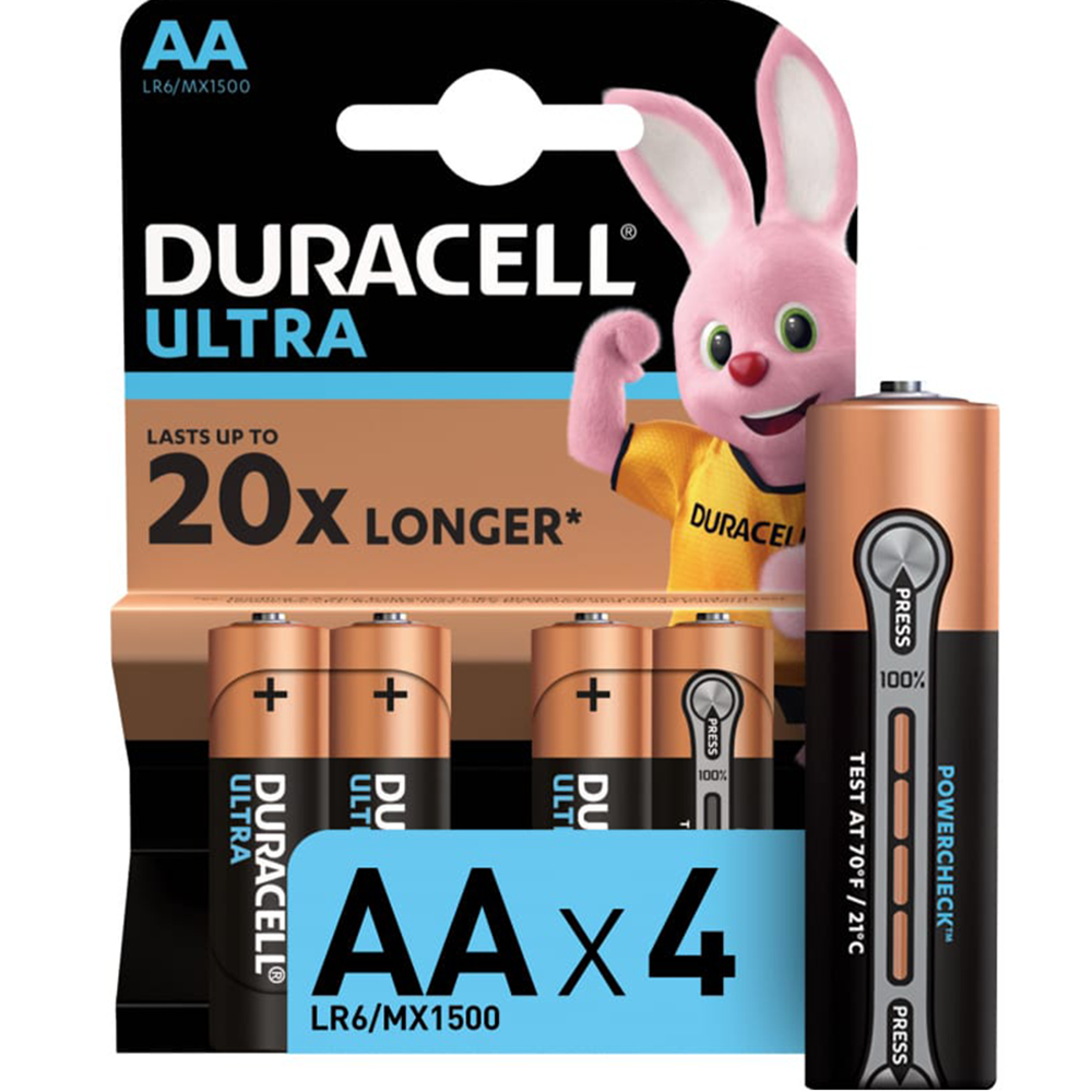 Батарейка "Duracell Ultra Power", LR06-4BL