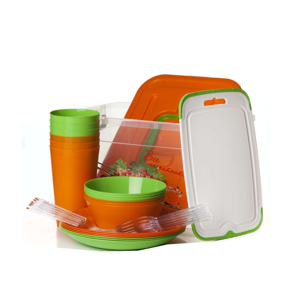 Набор для пикника, 6 персон, 32 предмета, с80960