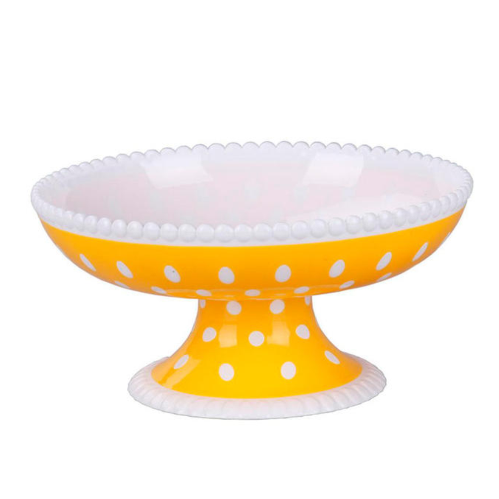 Ваза "Горошек", бело-желтая, М4923