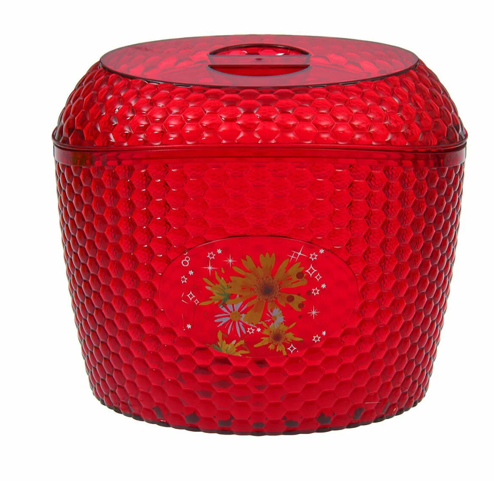 Емкость "Мозайка", для сыпучих продуктов, 3 л, красная, м5594