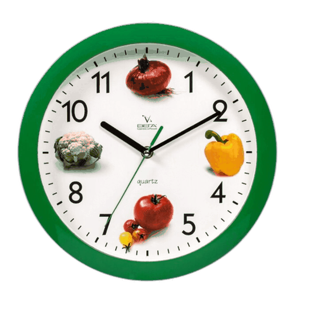 Часы настенные "Четыре овоща"
