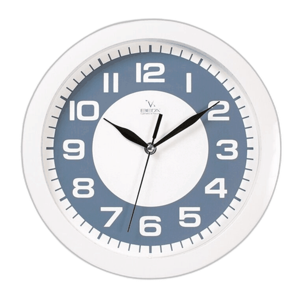 Часы настенные "Классика", черно-белые