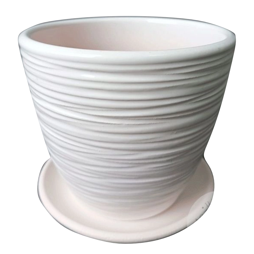 Горшок "Шорвель", белый крокус №3 КС-КЗ-148-03