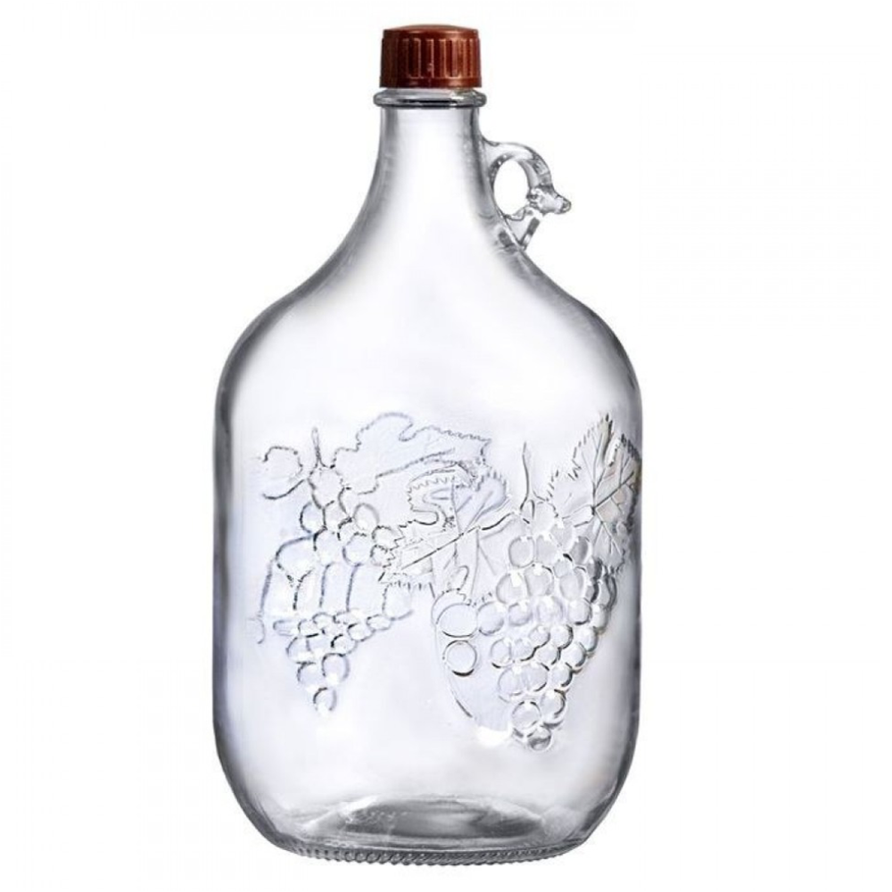 Бутыль стеклянная "Лоза", 5 л