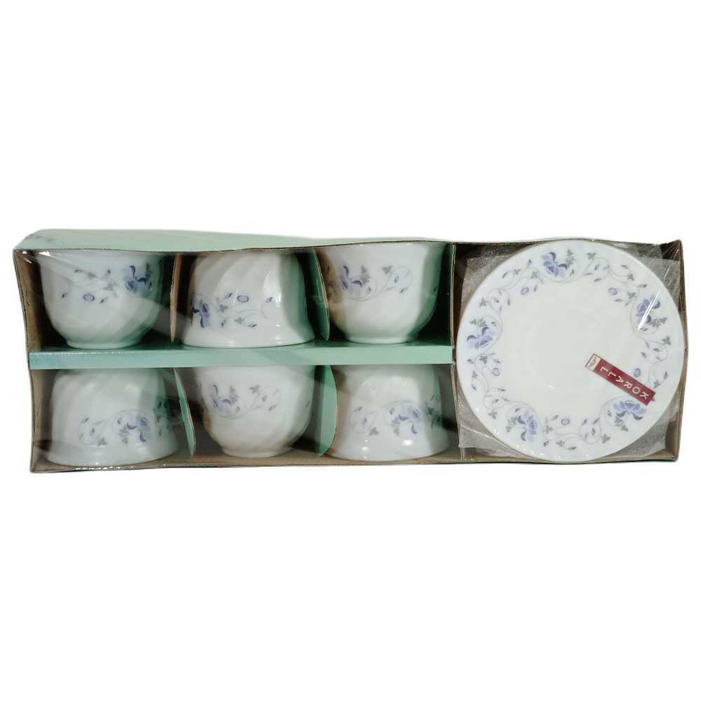 Набор чайный "Синяя вуаль", 12 предметов, XWB190HP55-6-1059 1059