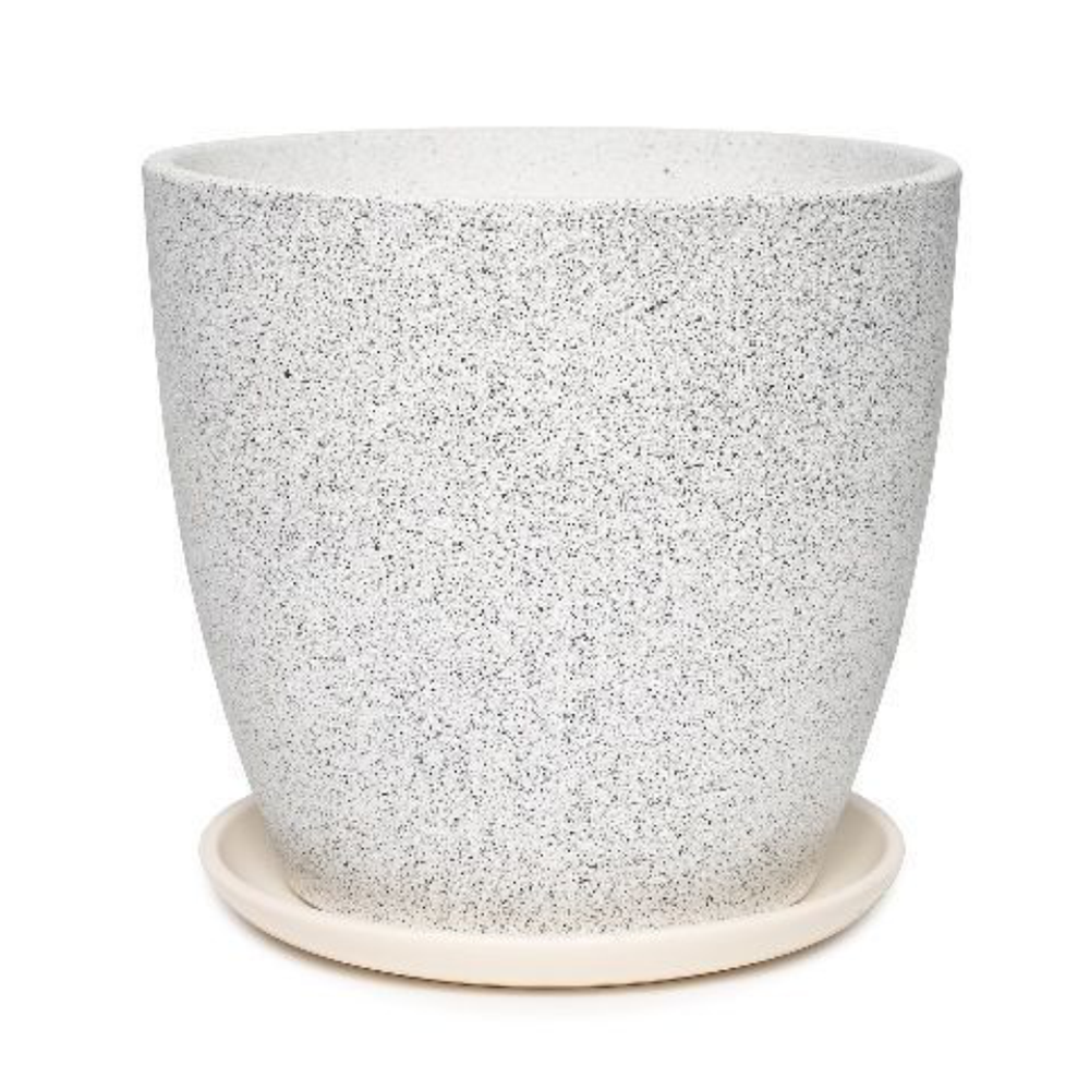 Горшок "Бутон", мрамор песок, 18 см, 3,8 л