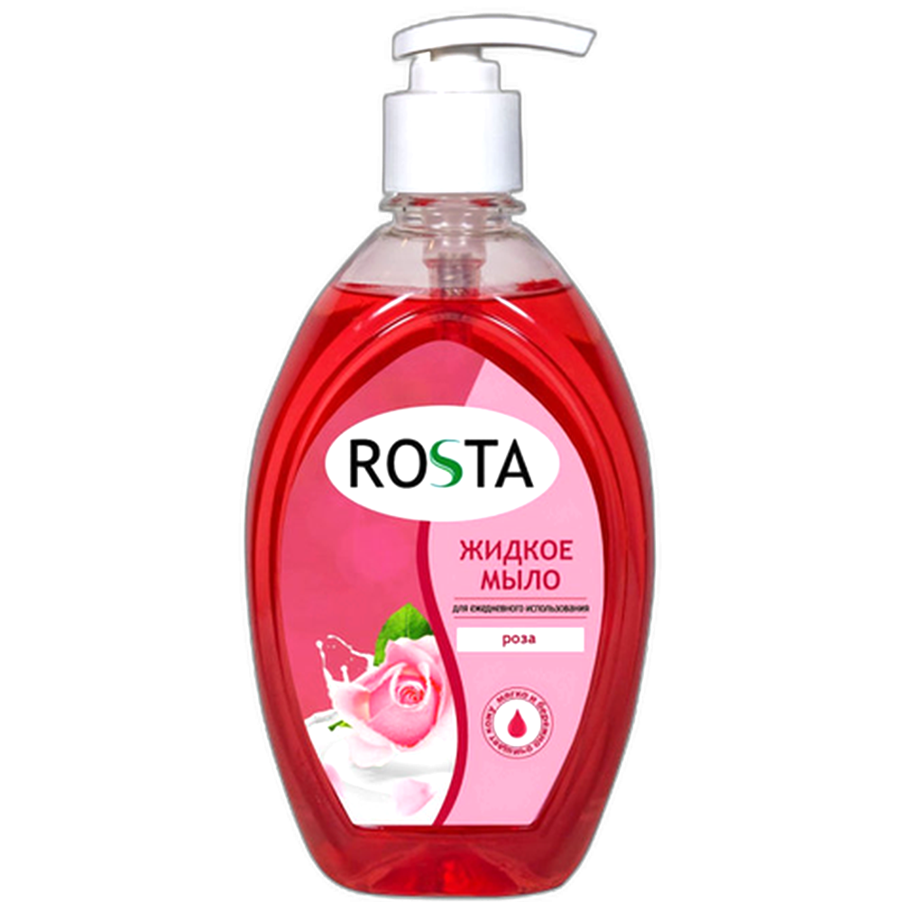 Мыло жидкое "Rosta", роза, 500 мл