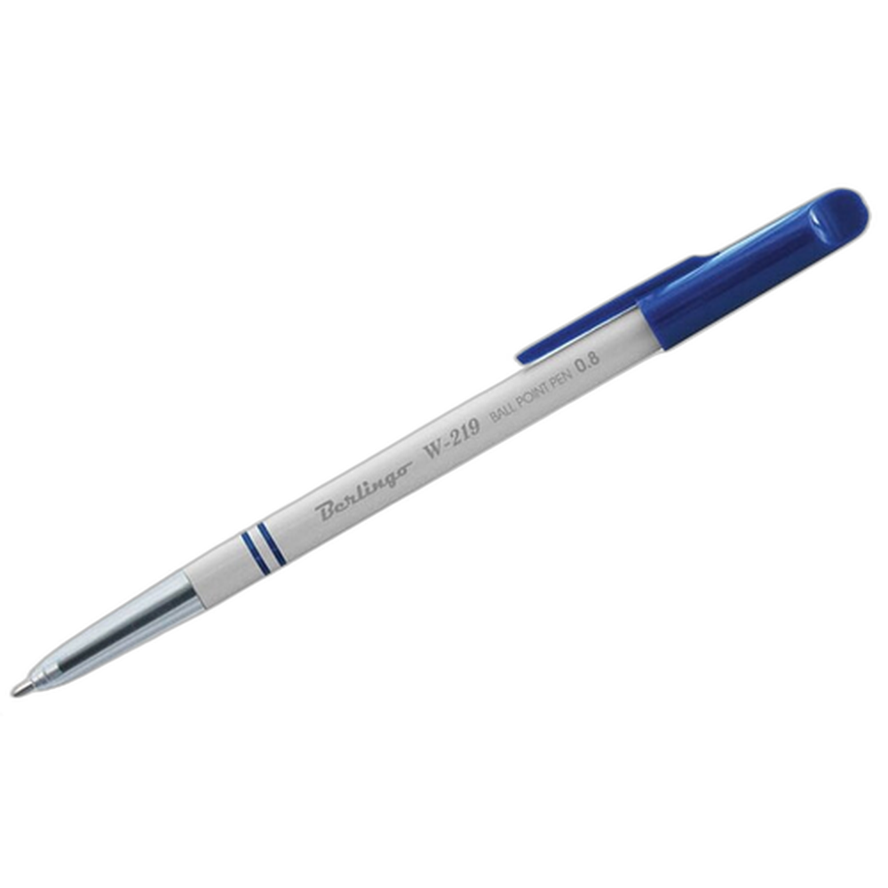 Ручка шариковая"W-219", синяя, 0,7 мм