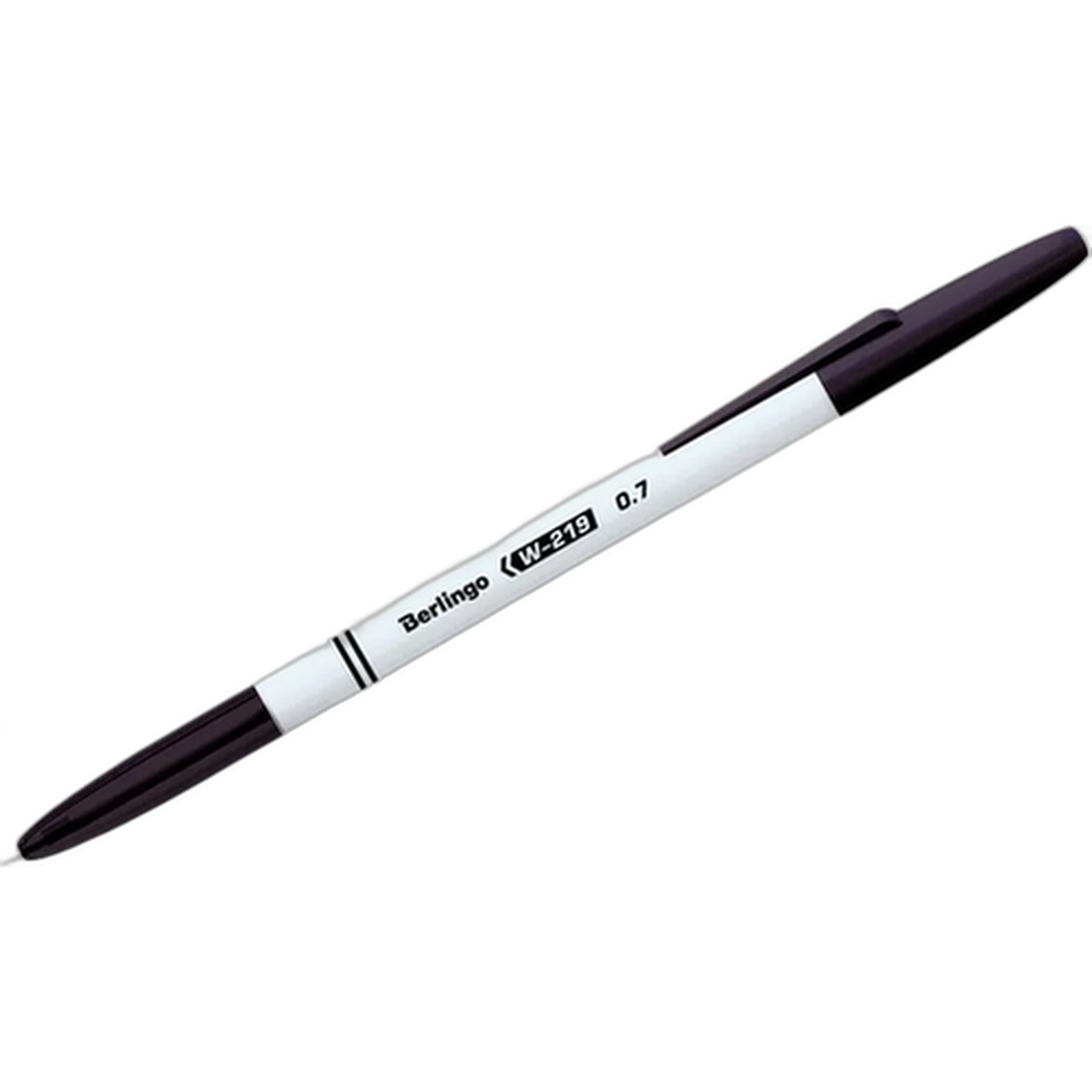 Ручка шариковая"W-219", черная,  0,7 мм
