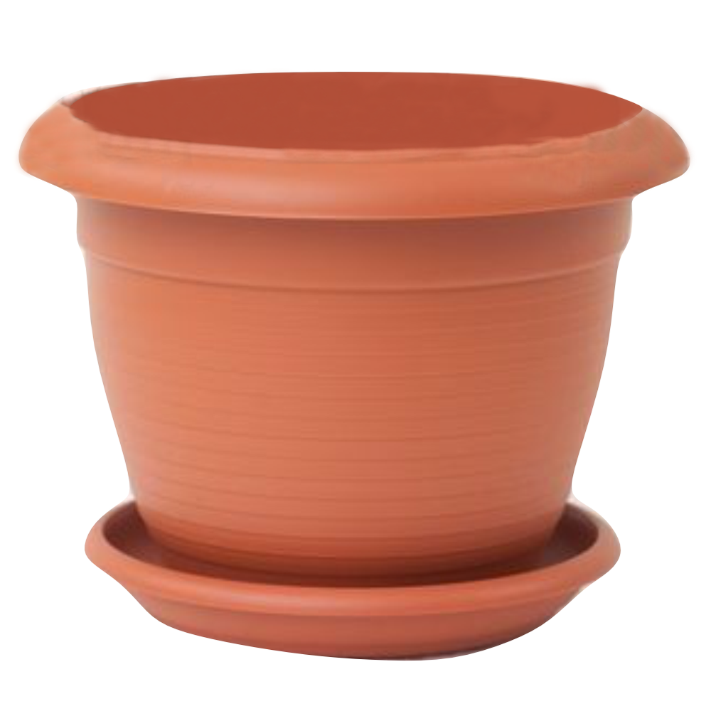 Горшок "Терра", 4 л, терракотовый