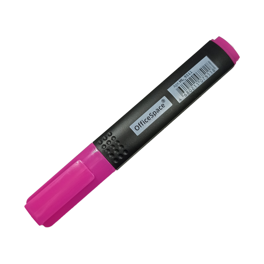 Текстовыделитель "Спейс", розовый, 1-4 мм, HL 9508
