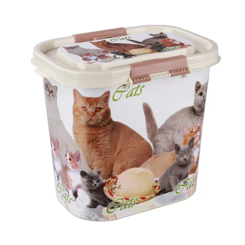 Контейнер "Cats", для корма, 10 л, м5395