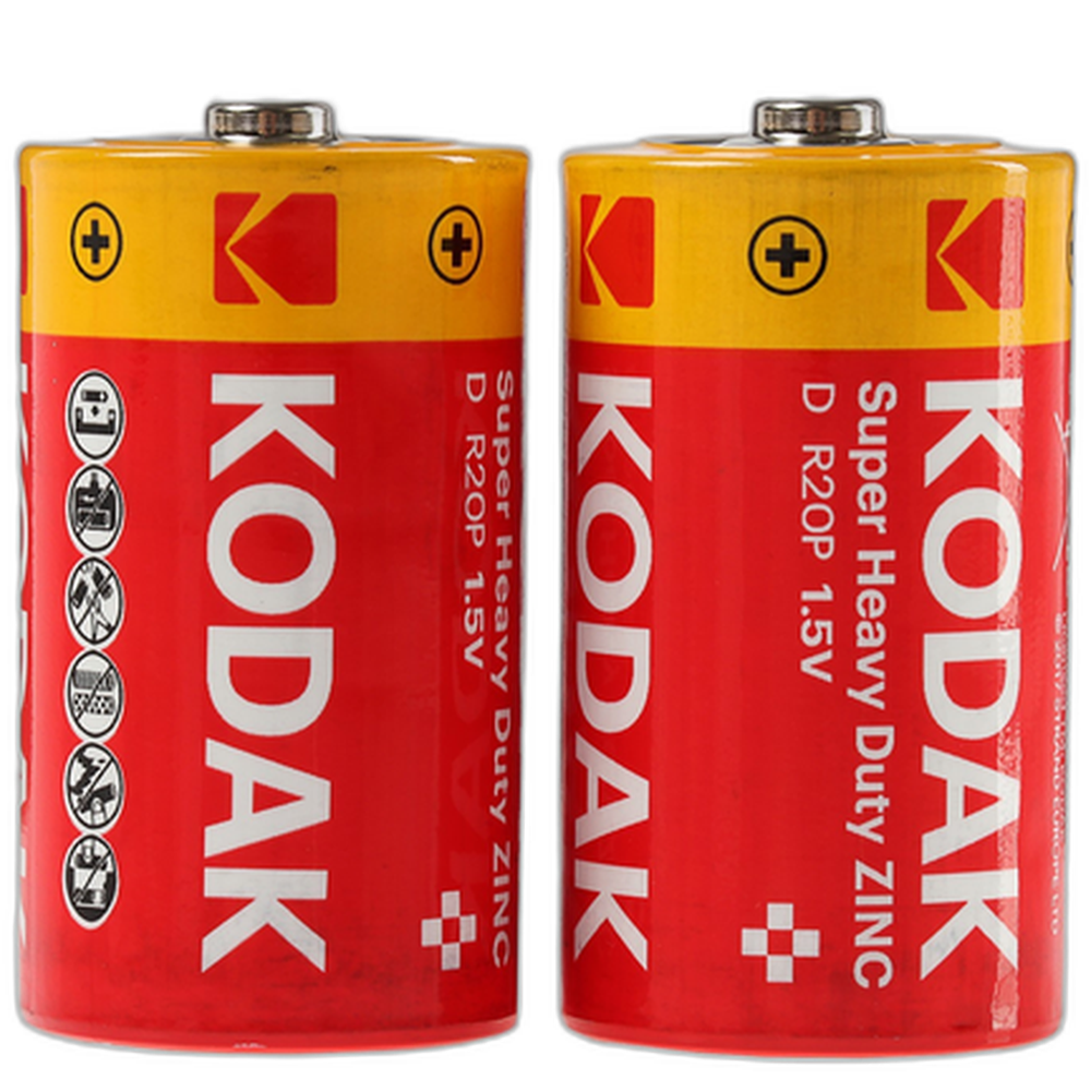 Батарейки "Kodak", D (R20)