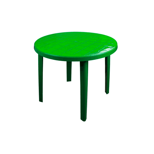 Стол "Эконом" круглый М5678 зеленый