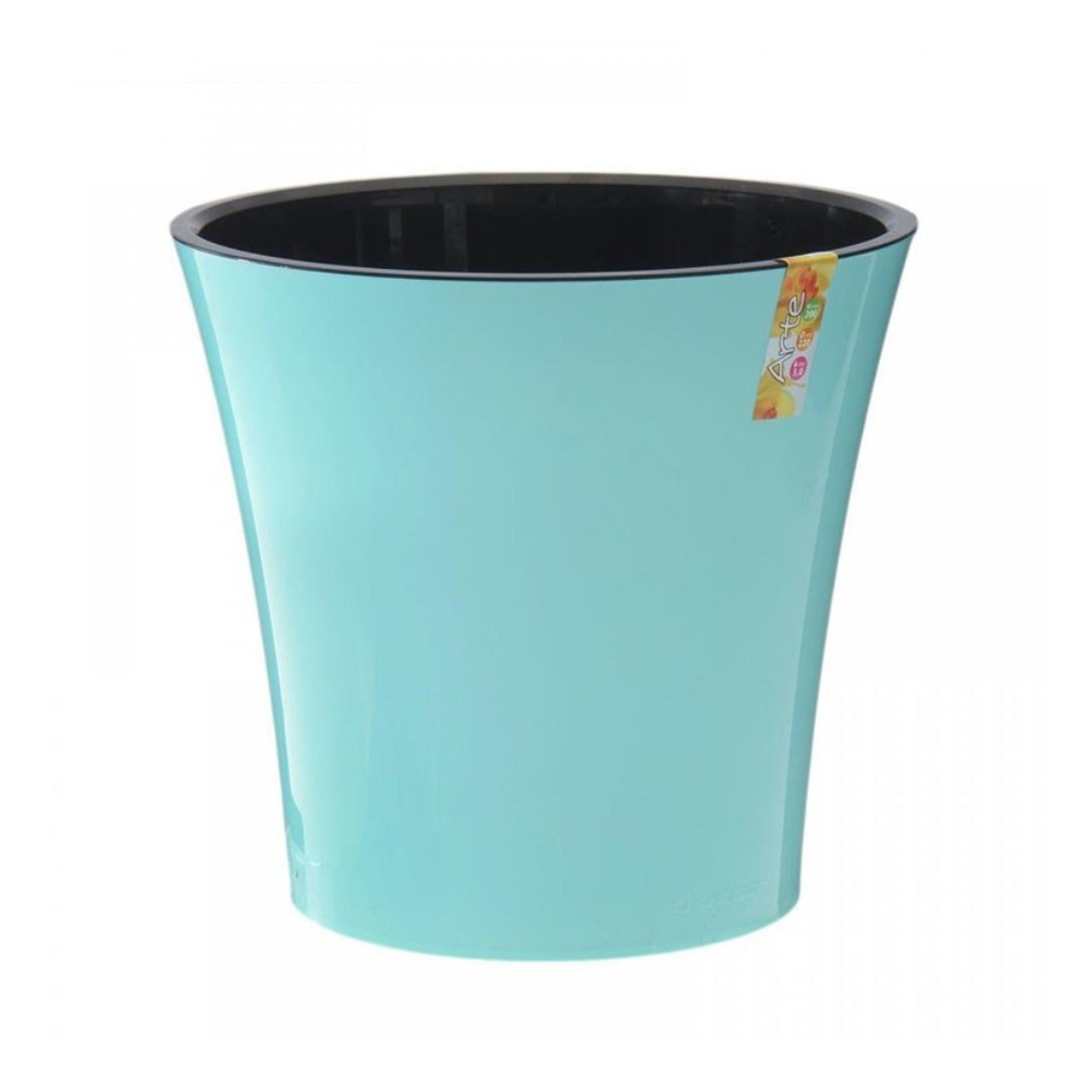 Горшок "Apte", 3,5 л. мятно-черный