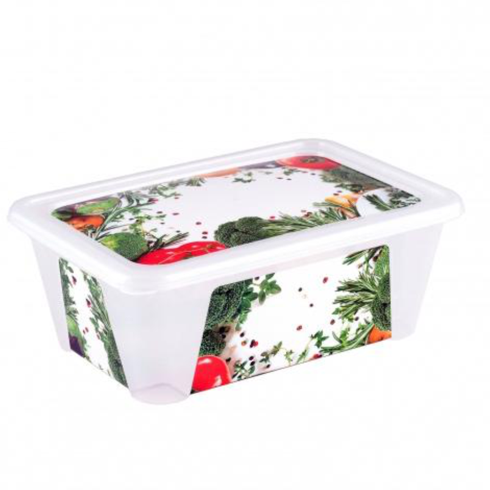 Контейнер "Gareen red", для свч, 0,4 л, прямоугольная, с77104