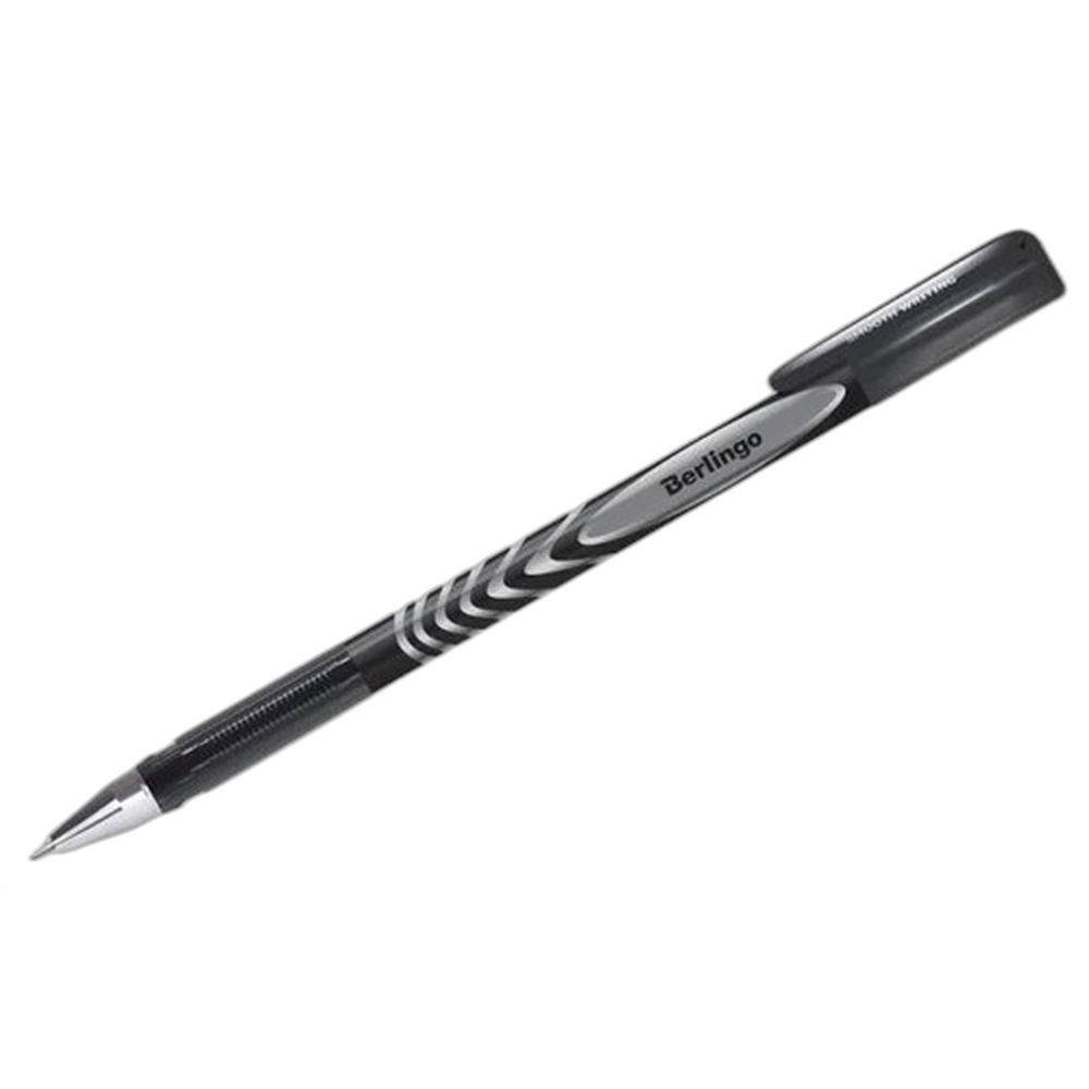 Ручка гелевая Berlingo, черная, 0,5 мм
