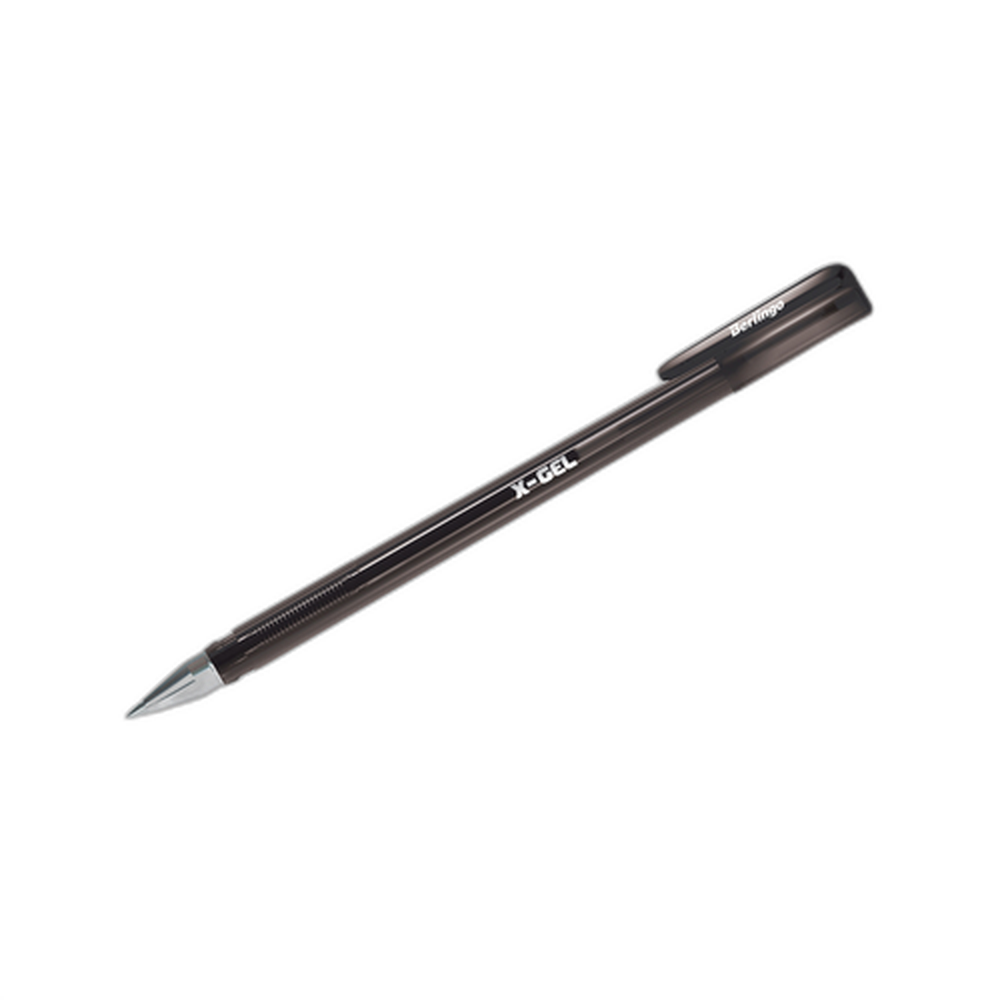 Ручка гелевая Berlingo "X-Gel", черная, 0,5 мм