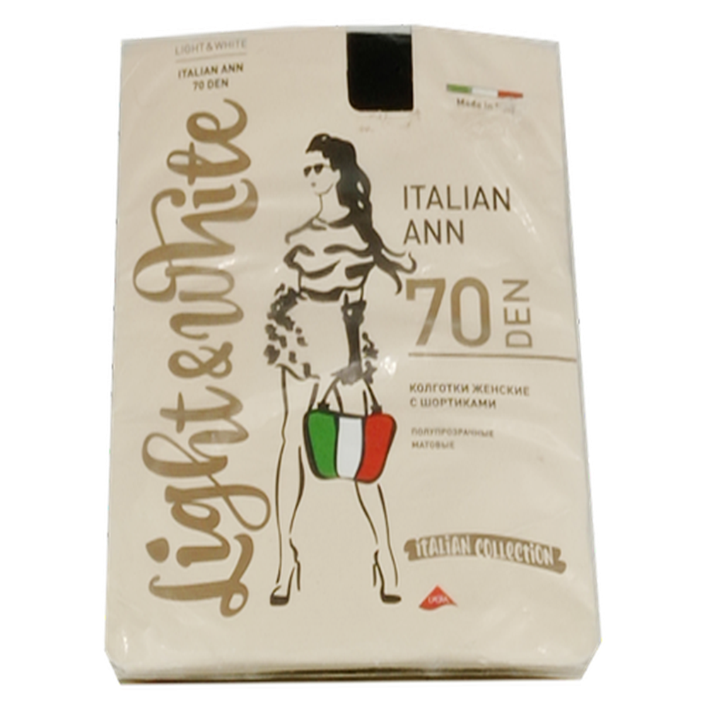 Колготки женские Light&White "Italian Ann 70", nero 3