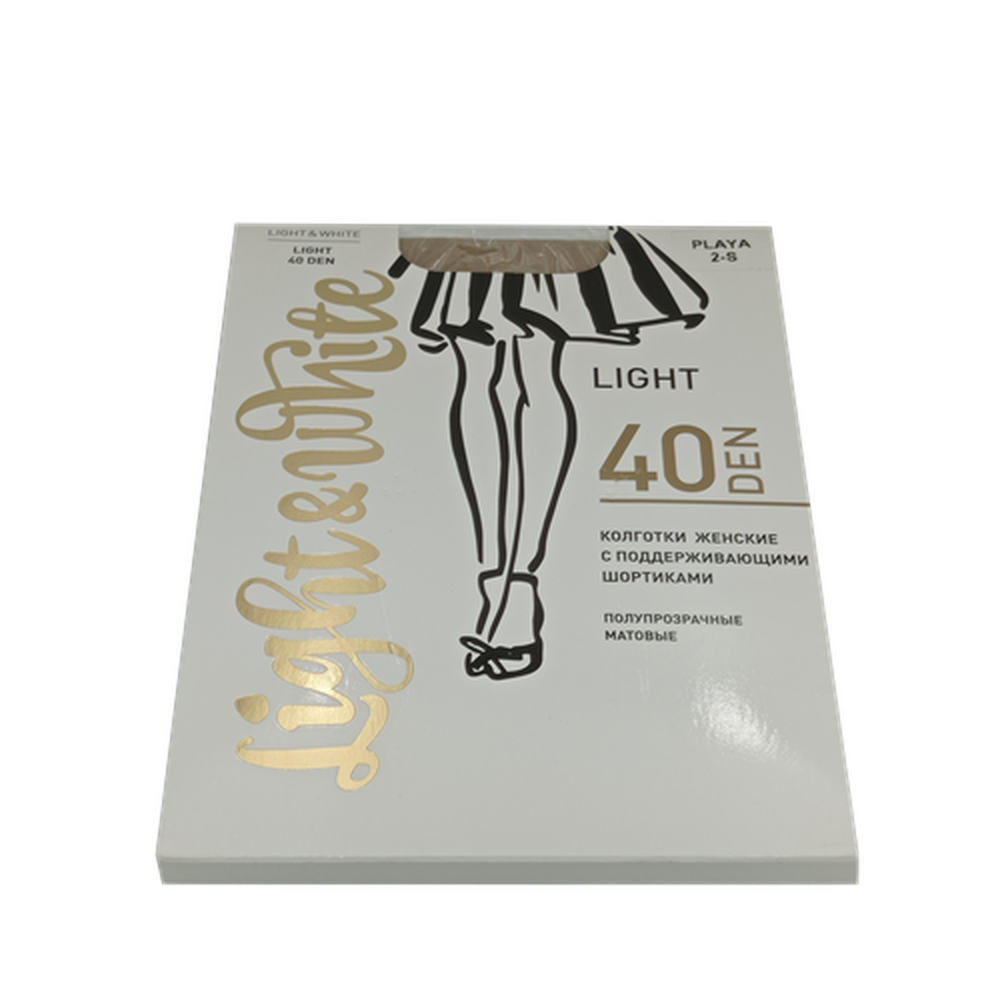 Колготки женские Light&White "Light 40", playa2