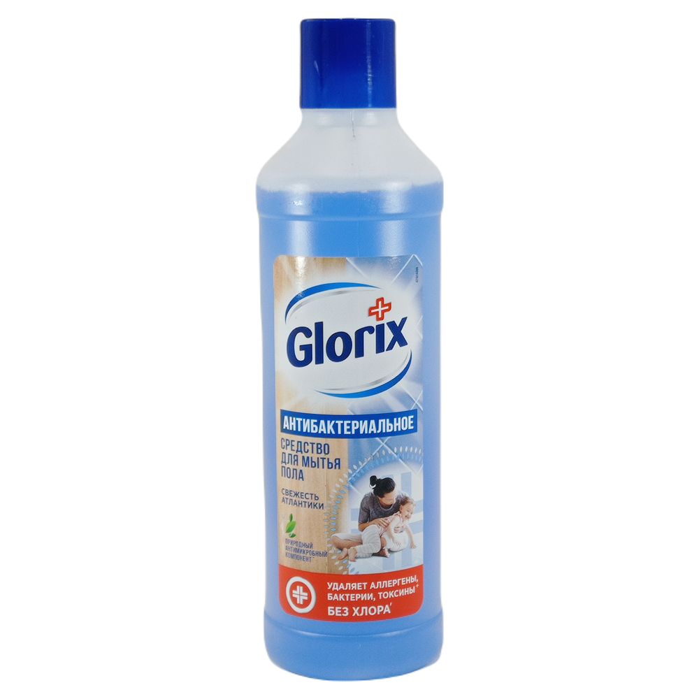 Средство для мытья полов "Glorix", Свежесть атлантик, 1 л