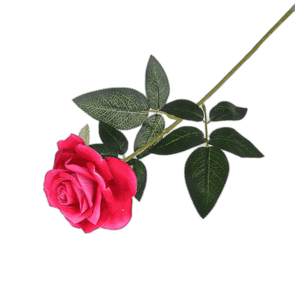 Цветок искусственный "Роза", 67 см