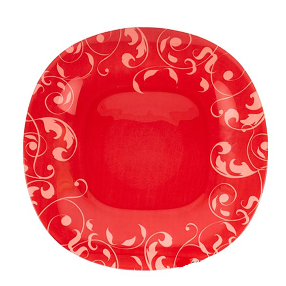 Тарелка суповая "Luminars jazzi red", 210 мм, N3089