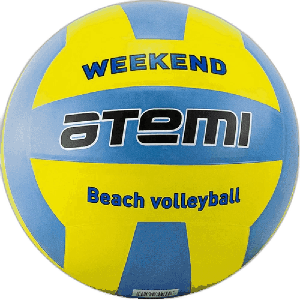 Мяч волейбольный "Atemi", weekend желто-голубой