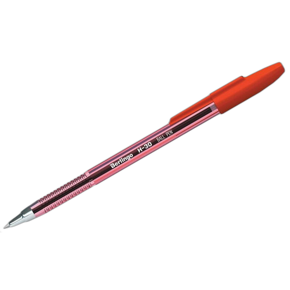 Ручка шариковая Berlingo "H-30", красная