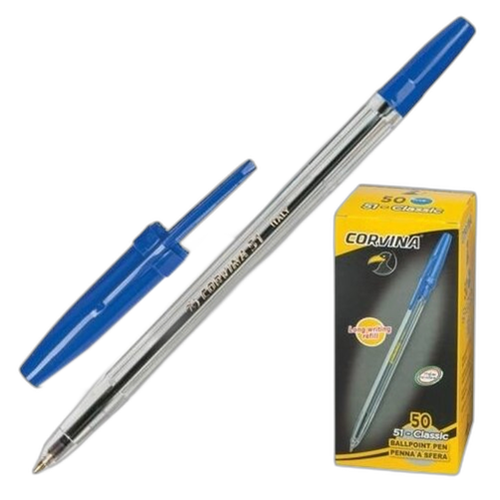 Ручка шариковая Corvina "51 Classic", синяя
