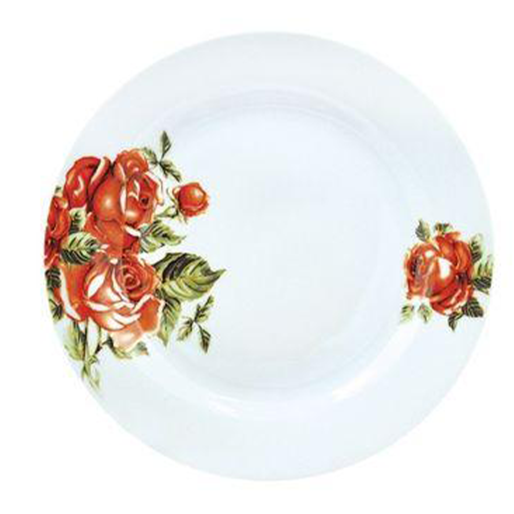 Тарелка обеденная "Королева роз", 230 мм, JW1711