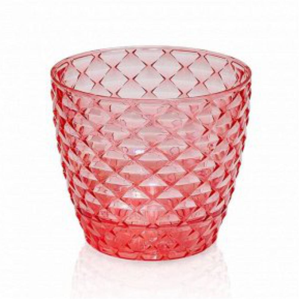 Горшок "Кападоки", прозрачно-красный, 1,4 л