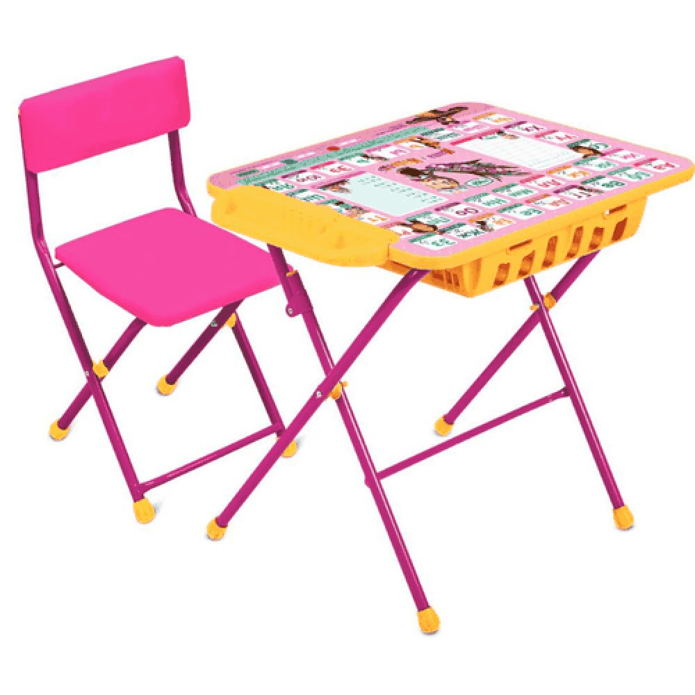 Комплект детский "Маша и медведь", стол + стул