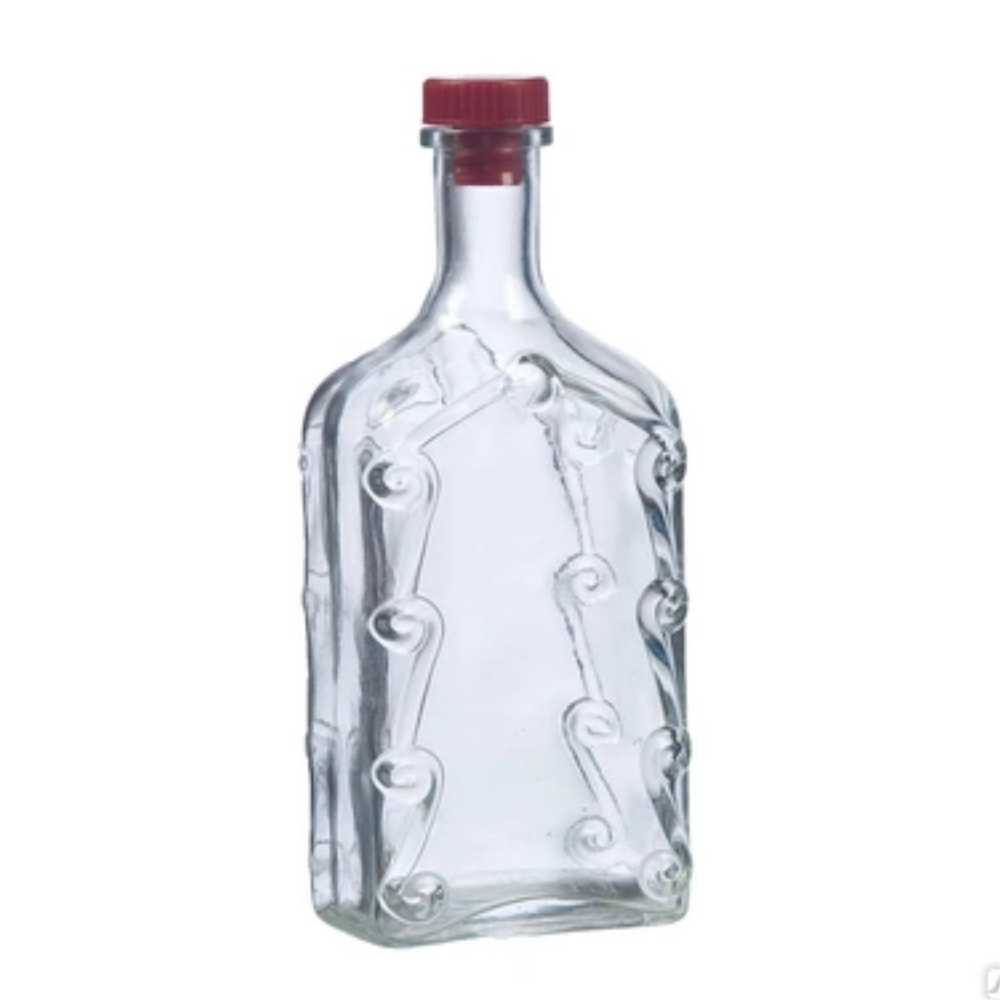 Бутыль стеклянная "Елка", 1 л