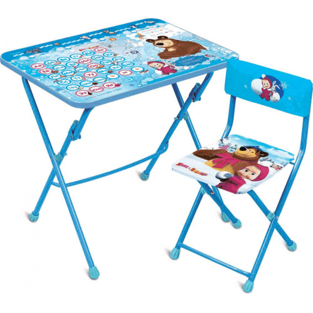 Комплект детский "Маша и медведь" КУ1, стол + стул
