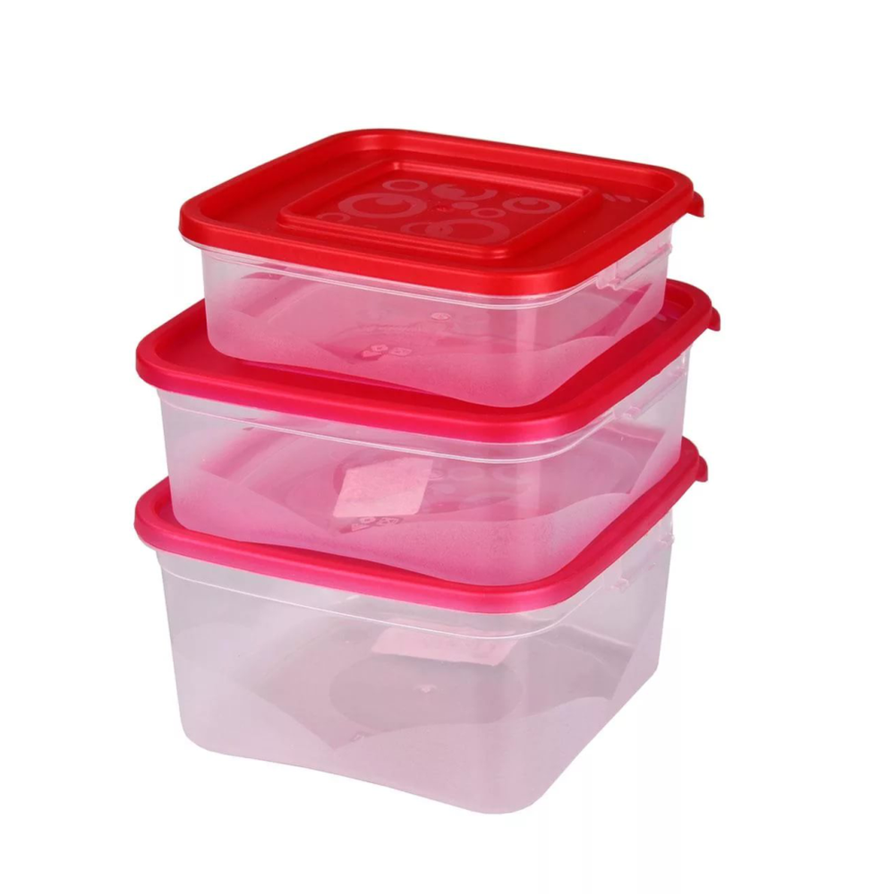 Контейнеры "Vitamino", для продуктов, 3 шт, gr1858