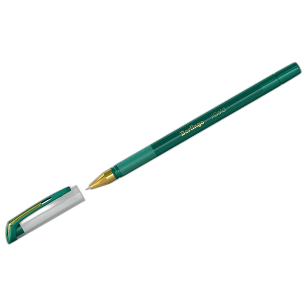 Ручка шариковая Berlingo "xGold", зеленая