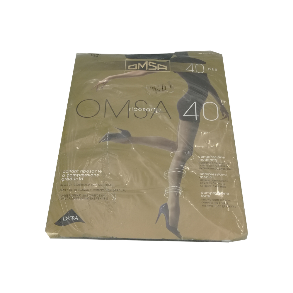 Колготки женские OMSA "Omsa 40", nero 2