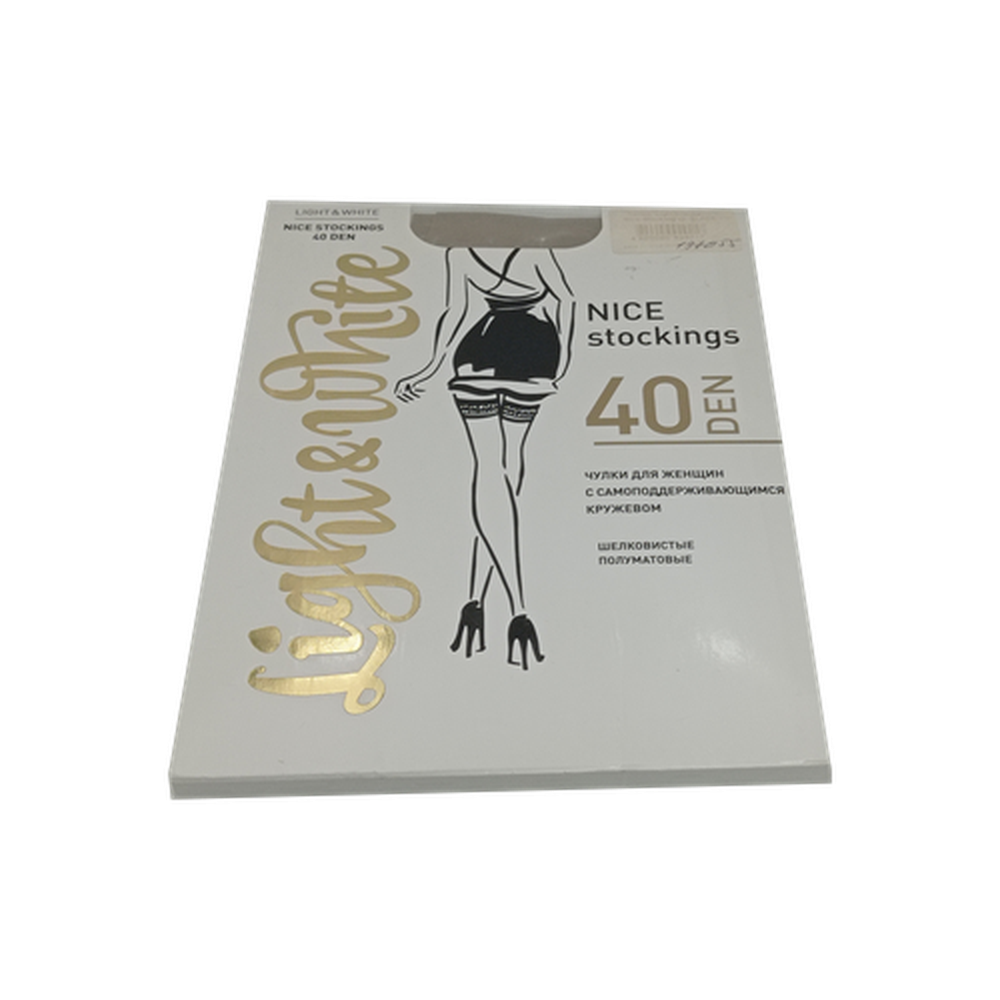 Чулки Light&White "Nice stocking 40", Aut glace 1/2