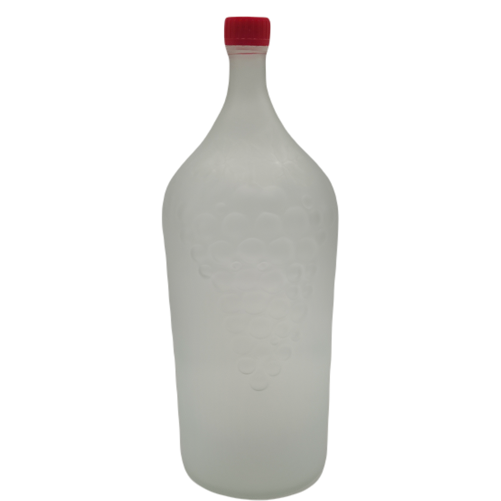 Бутыль стеклянная "Виноград", 2 л