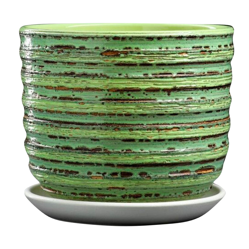 Горшок "Кукушка", зеленый бук №2